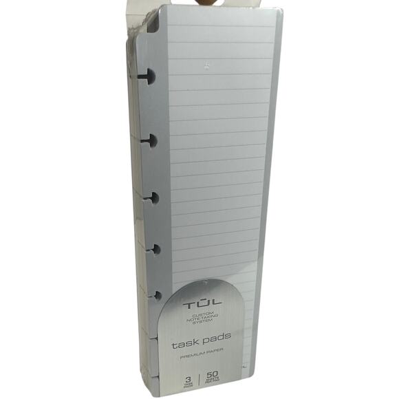TUL Custom Note-Taking System Task Pads Premium Paper 3 Pack Refills 50 Sheets - Picture 1 of 4